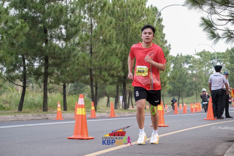 Race photo from CISANGKAN KBP CITY RUN 2025
