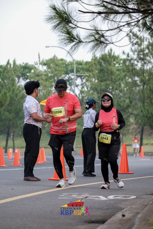 Race photo from CISANGKAN KBP CITY RUN 2025