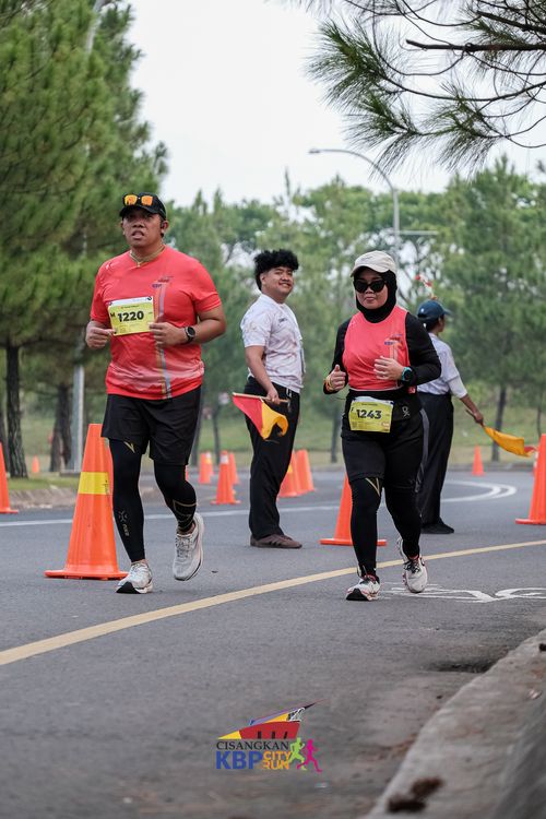 Race photo from CISANGKAN KBP CITY RUN 2025