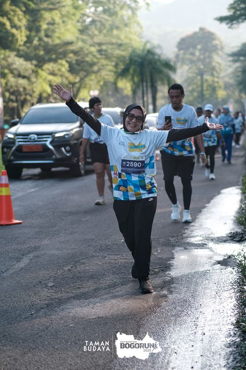 Race photo from Taman Budaya x BOGORUN 2025