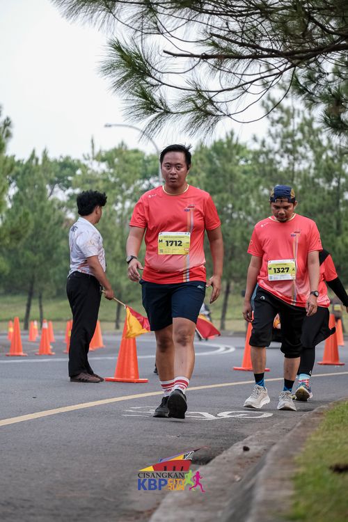Race photo from CISANGKAN KBP CITY RUN 2025
