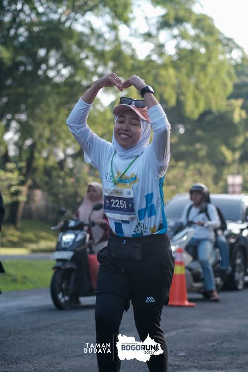 Race photo from Taman Budaya x BOGORUN 2025