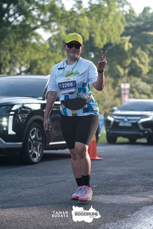 Race photo from Taman Budaya x BOGORUN 2025