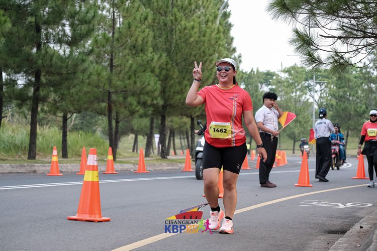 Race photo from CISANGKAN KBP CITY RUN 2025