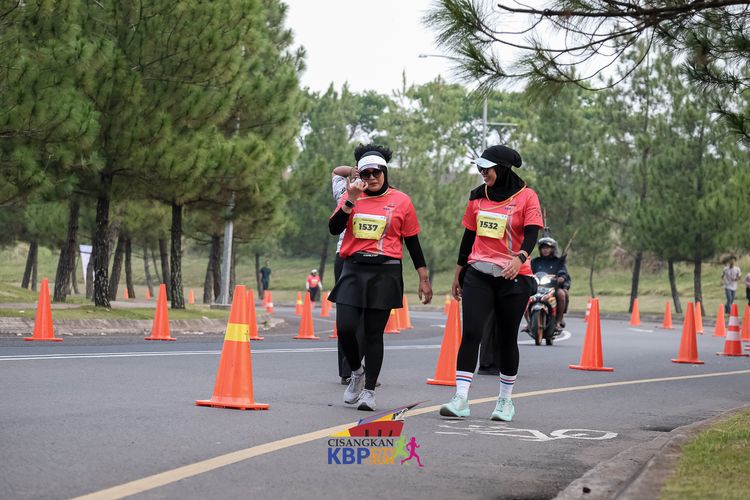 Race photo from CISANGKAN KBP CITY RUN 2025