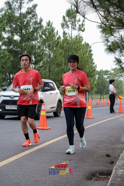 Race photo from CISANGKAN KBP CITY RUN 2025