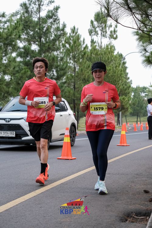 Race photo from CISANGKAN KBP CITY RUN 2025