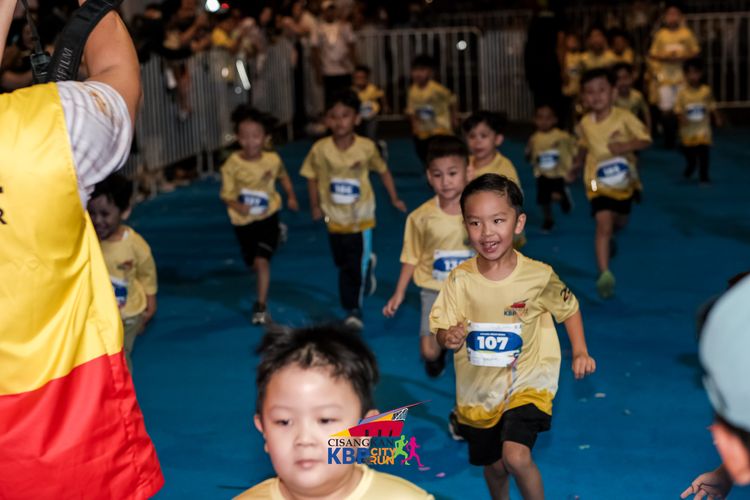 Race photo from CISANGKAN KBP CITY RUN 2025