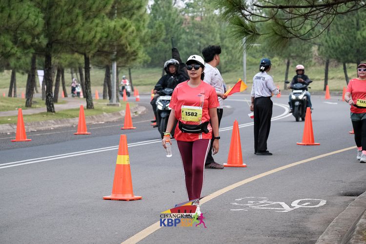 Race photo from CISANGKAN KBP CITY RUN 2025