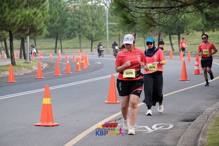 Race photo from CISANGKAN KBP CITY RUN 2025