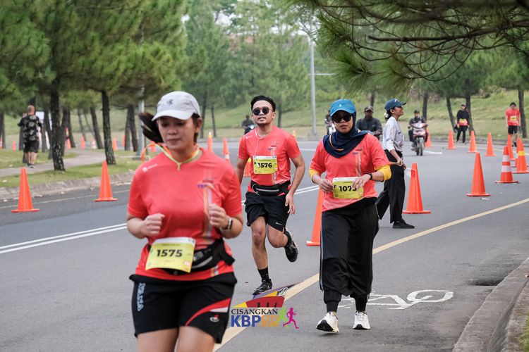 Race photo from CISANGKAN KBP CITY RUN 2025