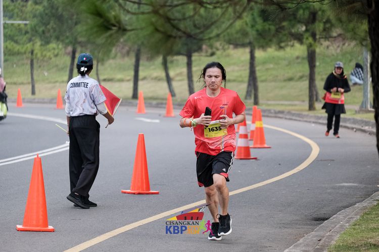 Race photo from CISANGKAN KBP CITY RUN 2025