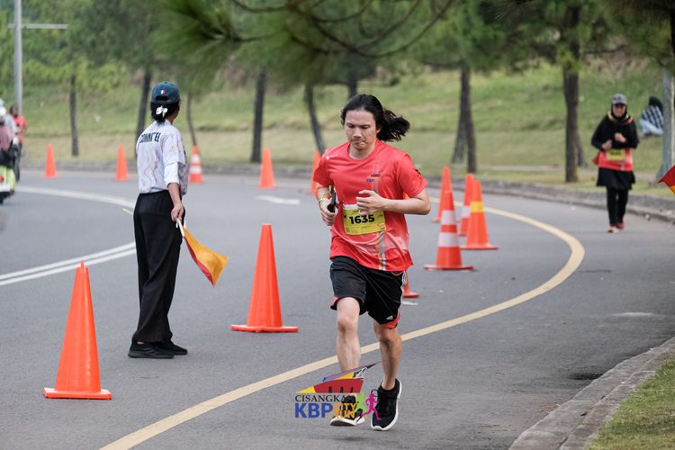 Race photo from CISANGKAN KBP CITY RUN 2025