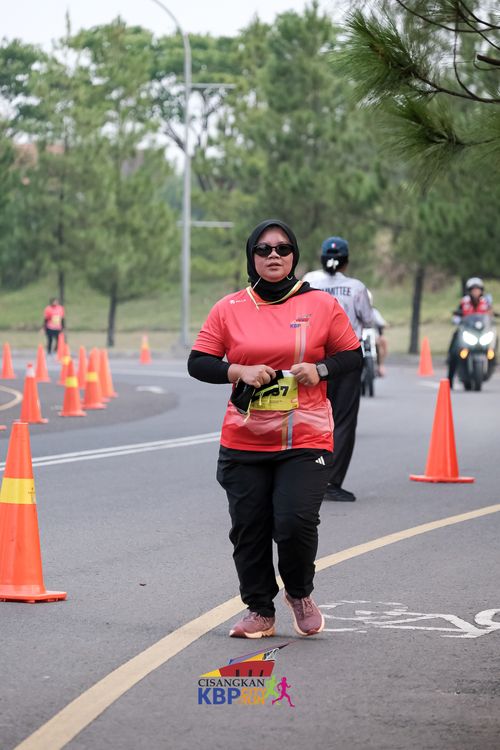 Race photo from CISANGKAN KBP CITY RUN 2025