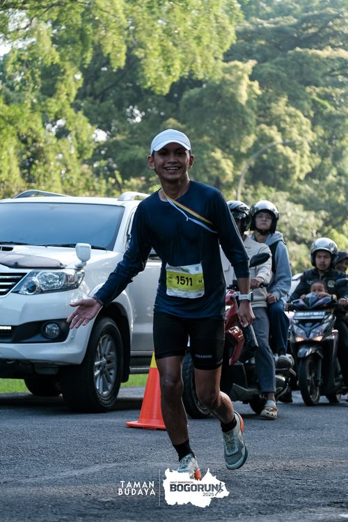 Race photo from Taman Budaya x BOGORUN 2025