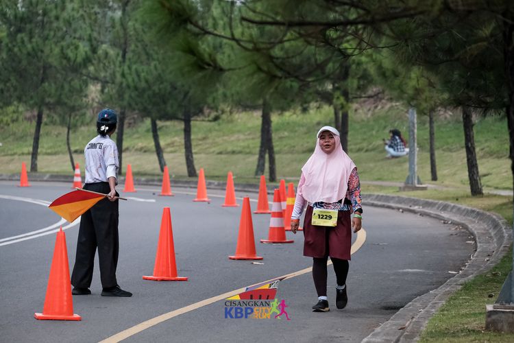 Race photo from CISANGKAN KBP CITY RUN 2025