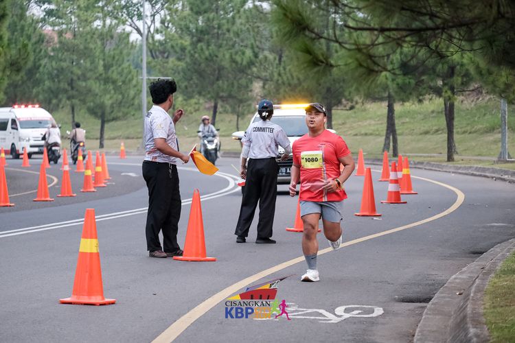 Race photo from CISANGKAN KBP CITY RUN 2025