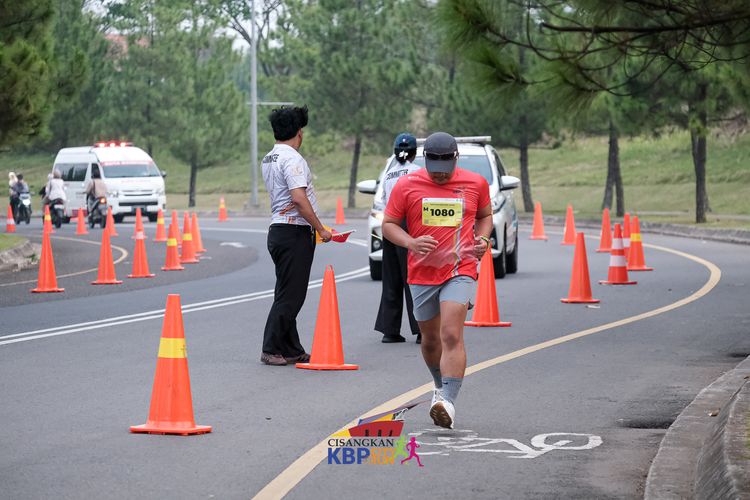 Race photo from CISANGKAN KBP CITY RUN 2025