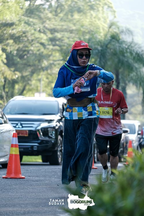 Race photo from Taman Budaya x BOGORUN 2025