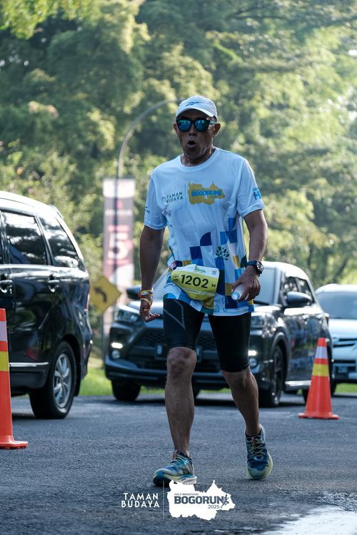 Race photo from Taman Budaya x BOGORUN 2025