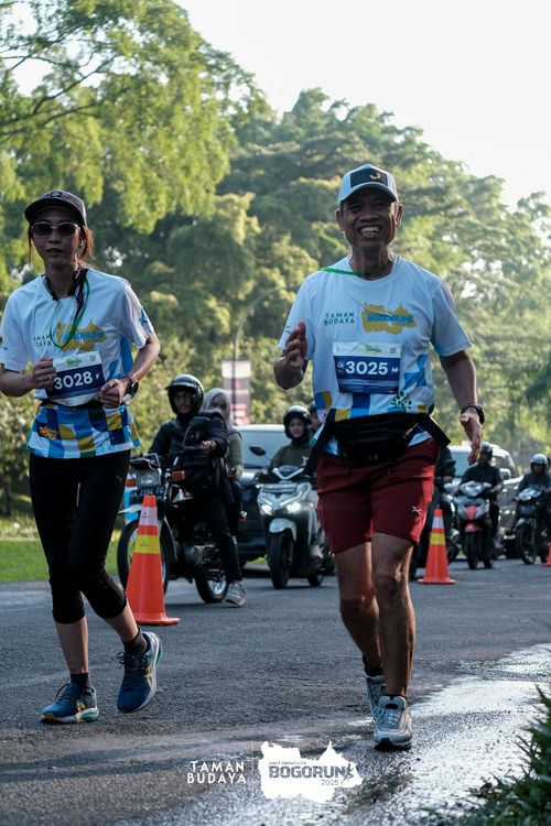 Race photo from Taman Budaya x BOGORUN 2025