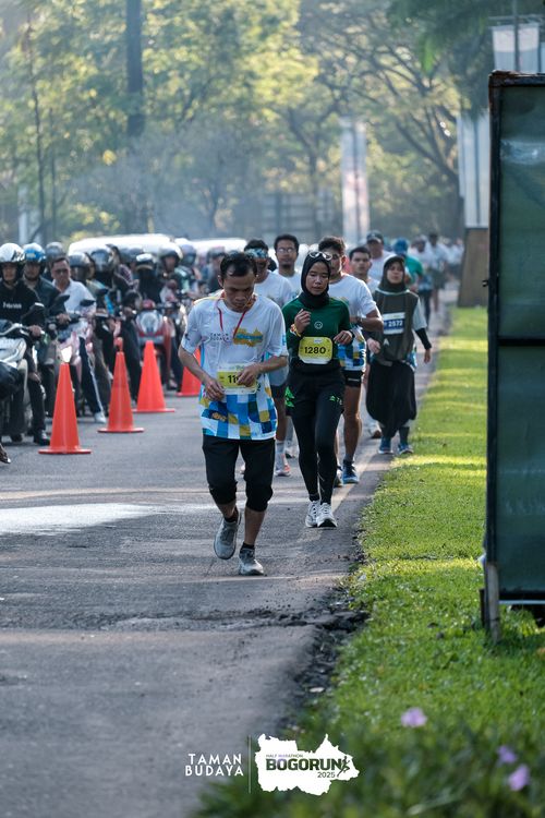 Race photo from Taman Budaya x BOGORUN 2025