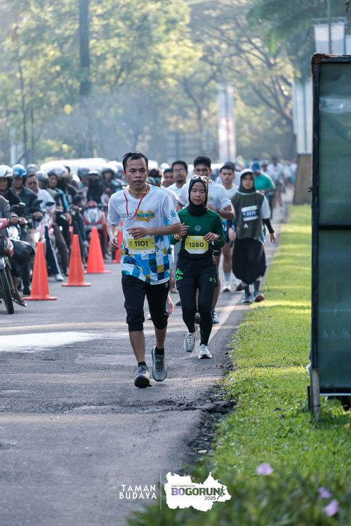 Race photo from Taman Budaya x BOGORUN 2025