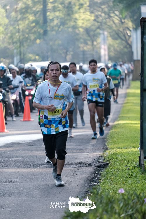Race photo from Taman Budaya x BOGORUN 2025