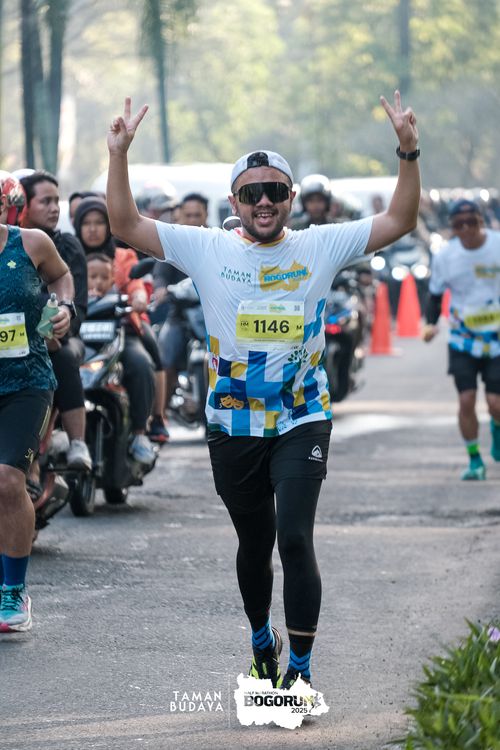 Race photo from Taman Budaya x BOGORUN 2025