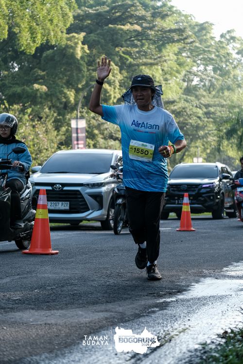 Race photo from Taman Budaya x BOGORUN 2025