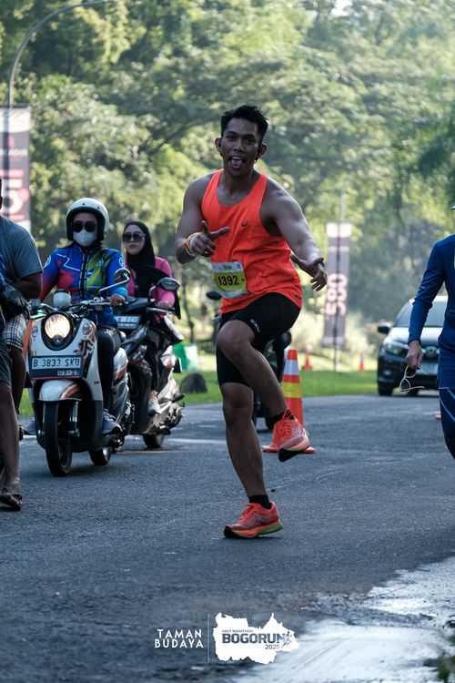 Race photo from Taman Budaya x BOGORUN 2025