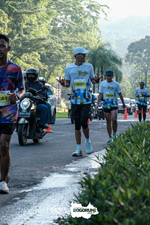Race photo from Taman Budaya x BOGORUN 2025