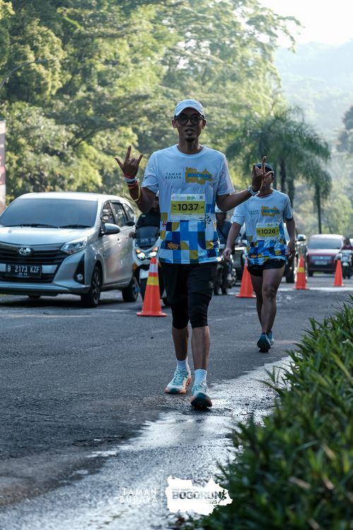 Race photo from Taman Budaya x BOGORUN 2025