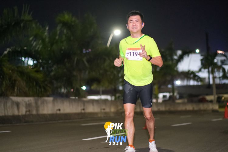 Race photo from PIK NITE RUN 2025