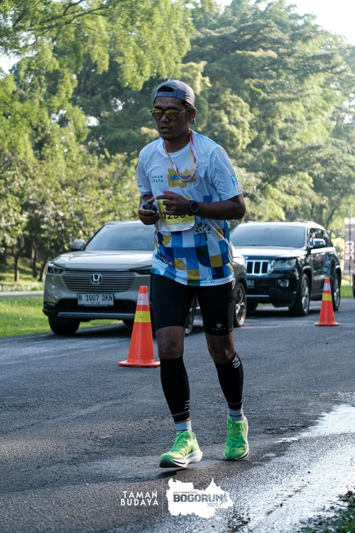 Race photo from Taman Budaya x BOGORUN 2025