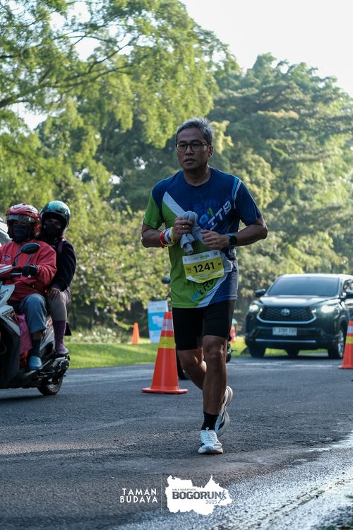 Race photo from Taman Budaya x BOGORUN 2025