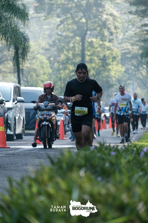 Race photo from Taman Budaya x BOGORUN 2025