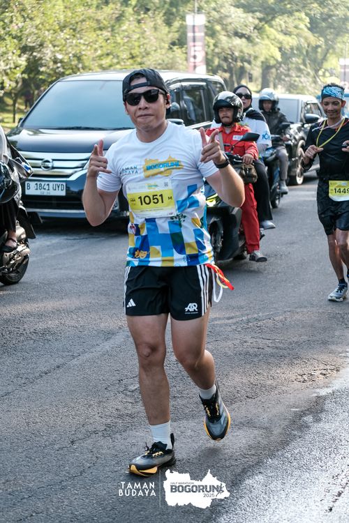 Race photo from Taman Budaya x BOGORUN 2025