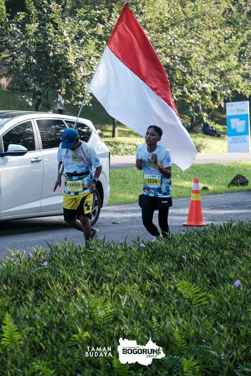 Race photo from Taman Budaya x BOGORUN 2025