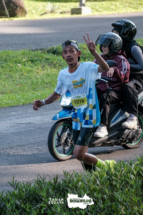 Race photo from Taman Budaya x BOGORUN 2025