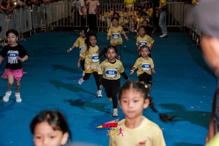 Race photo from CISANGKAN KBP CITY RUN 2025