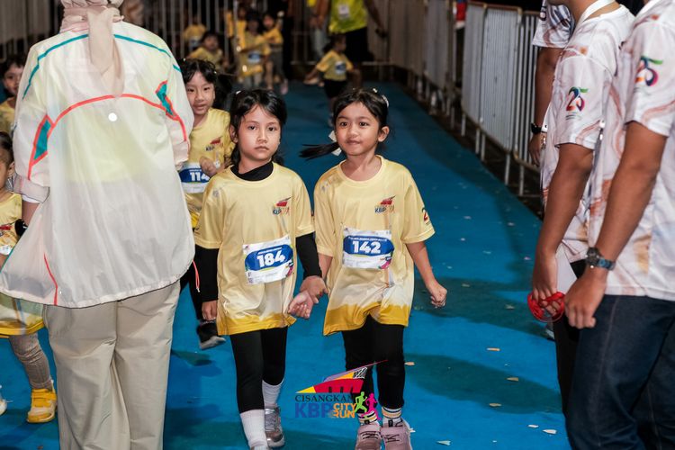 Race photo from CISANGKAN KBP CITY RUN 2025