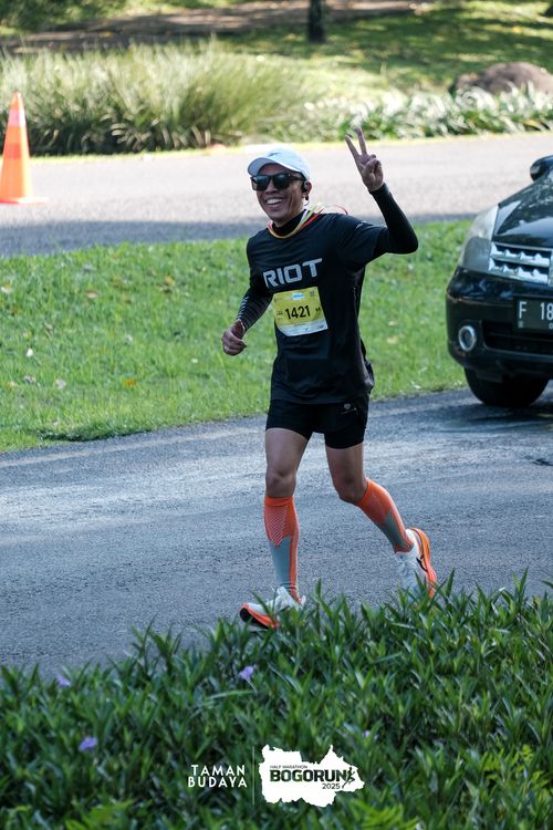 Race photo from Taman Budaya x BOGORUN 2025