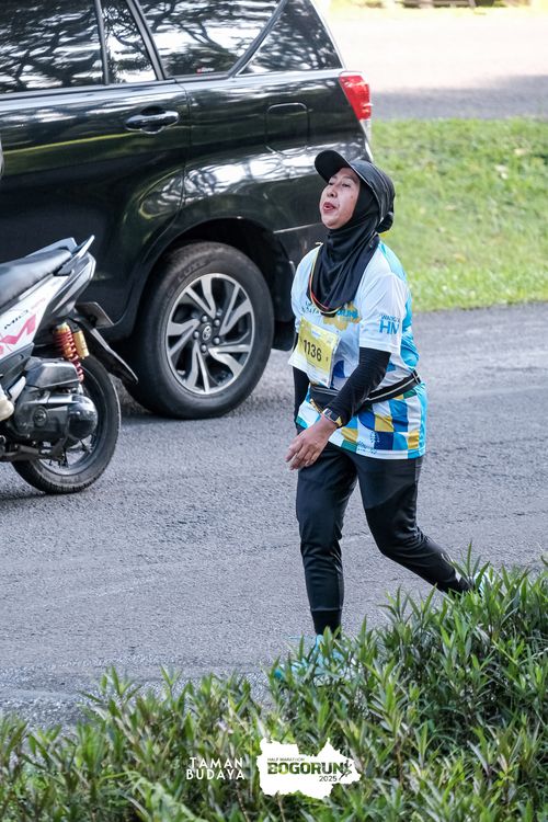 Race photo from Taman Budaya x BOGORUN 2025