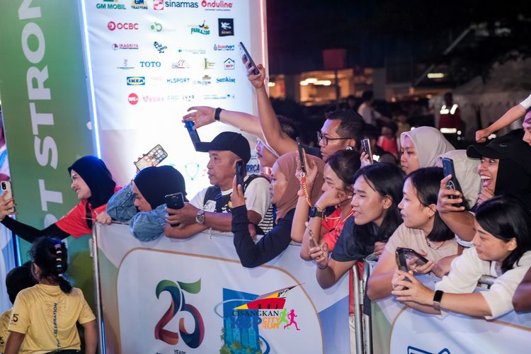 Race photo from CISANGKAN KBP CITY RUN 2025