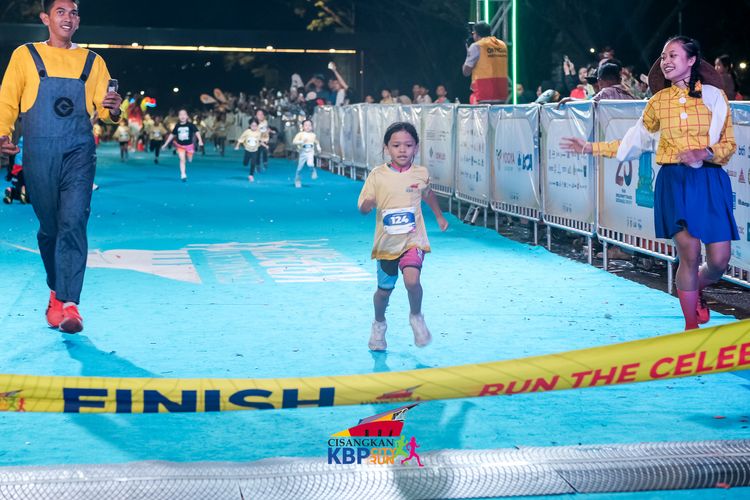 Race photo from CISANGKAN KBP CITY RUN 2025