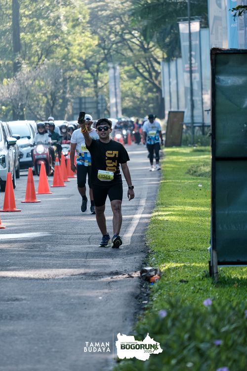 Race photo from Taman Budaya x BOGORUN 2025