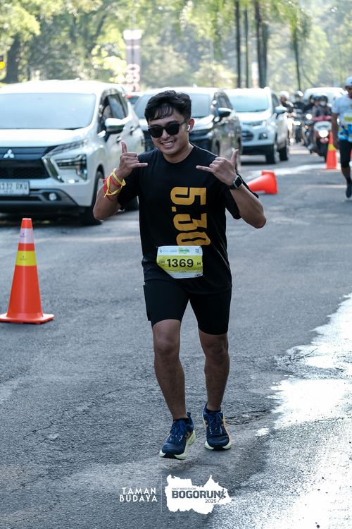 Race photo from Taman Budaya x BOGORUN 2025