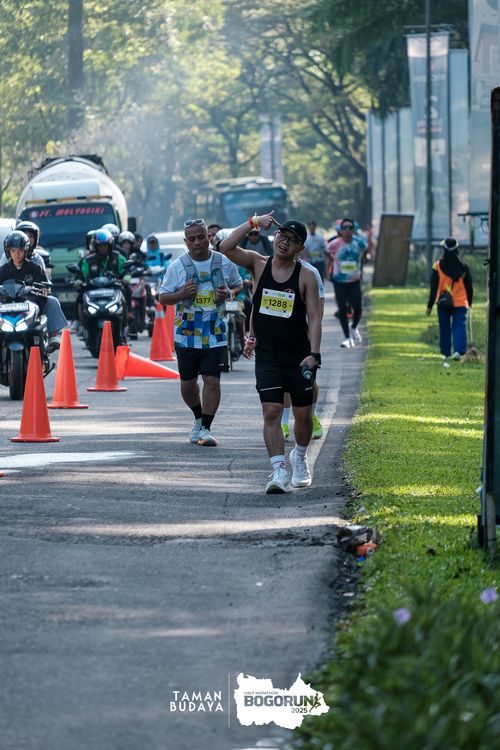 Race photo from Taman Budaya x BOGORUN 2025