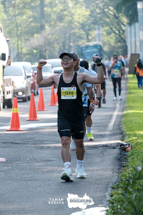 Race photo from Taman Budaya x BOGORUN 2025